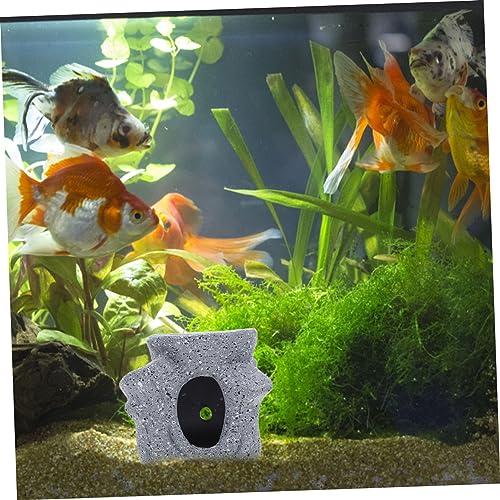 Yardwe Clay Shrimp Cave Decoration Fish Tank Hideout Aquatic Decor Ornamental Shrimp Tank