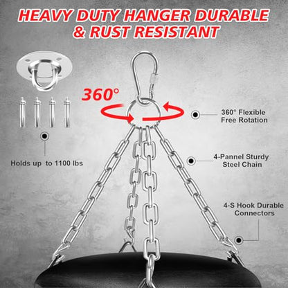 Filled Punching Bag for Adults, 4FT PU Leather Hanging Boxing Bag with 11lb Sponge Filler & 12OZ Boxing Gloves, Heavy Kicking Bag Boxing Equipment for MMA Training Karate Kickboxing - style: Fighting
