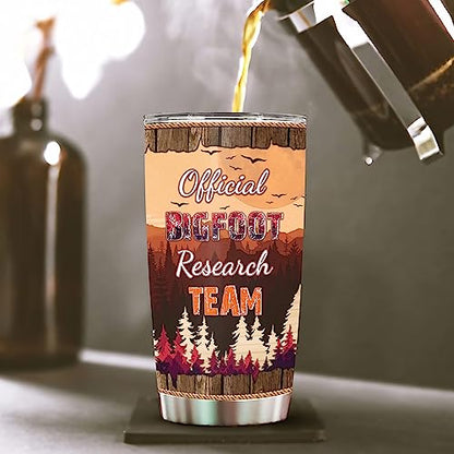 WAZONE Personalized Big Foot Tumbler With Lid 20oz 30oz Vacuum Insulated Cup Custom Name Coffee Travel Mug Stainless Steel Birthday Christmas Presents For Men Women Customized Gifts Things - color: Bigfoot