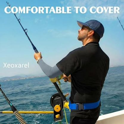 Xeoxarel Arm Sleeves for Men & Women (Available in 4 Pairs/12 Pairs) - color: 1 Pair Arm Sleeve - Grayish Blue