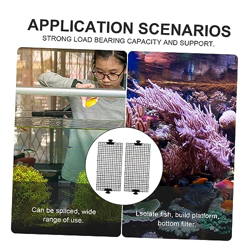 POPETPOP 1set Fish Tank Divider Aquarium Isolation Tool for Breeding and Separation High-Transparency Panels Cups