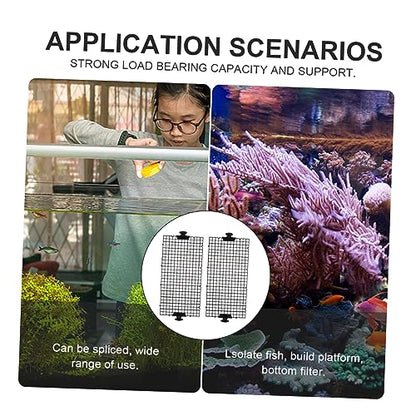 POPETPOP 1set Fish Tank Divider Aquarium Isolation Tool for Breeding and Separation High-Transparency Panels Cups