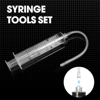 20ml Luer Lock Syringe with Cap and Soft Plastic Tube, Individually Wrapped 10 Pack, Suitable for Pet Liquids Feeding - size: 20ml - 4.0mm Tube