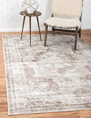 Unique Loom Sofia Collection Area Rug - Salle Garnier (2' 2" x 3' 1" Rectangle, Beige/ Ivory) - color: Beige/Ivory, size: 2'2" x 3'1" (Rectangular)