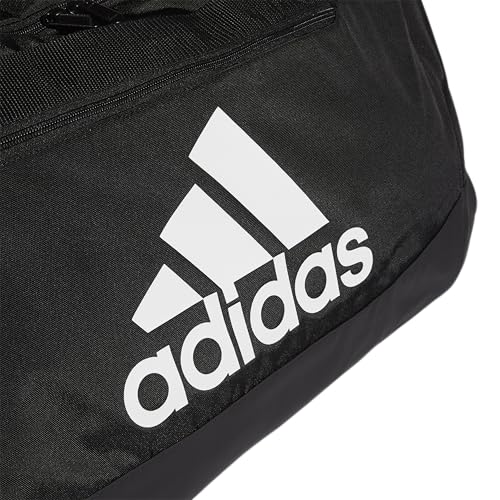 adidas Unisex Defender 4.0 Gym Duffel Bag for Men and Women - color: Black/White, style: Large (110l)