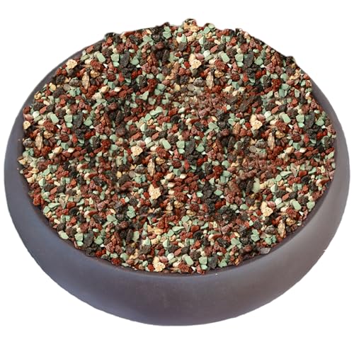 11 Pounds Mix Horticultural Lava Rocks, 3-6 mm Lava Rocks for Plants, Bonsai Rocks Horticultural Grit Soil Cover Gravel for Succulents and Hydroponics, Fairy Gardening, Top Dressing, Plant Drainage - size: 0.15-0.24 inch, style: Mix lava/ 11 pounds