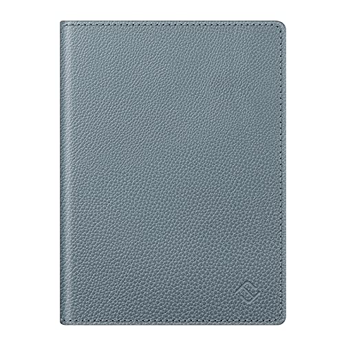 FINTIE Passport Holder, Slim Travel Wallet RFID Blocking Card Case Cover - color: Cloudy Blue