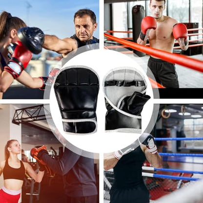 Gloves Grappling Sparring, Open Palm Grappling Gloves for Sparring, Adjustable Punching Bag for Fighting Punching Bag Workout