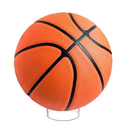 Acrylic Display Stand Clear Holder Plastic Round Display Stands for Golf Ball Baseball Softball Tennis Football Ball Storage Holder Rack