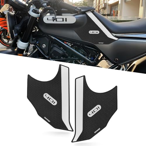 for svartpilen 401 Motorcycle Tank pad Non-Slip Side Fuel Tank Stickers Pad Rubber Sticker 2023 Svartpilen 401 Accessories 2019-2023