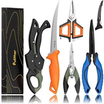 Fishing Tool Kit,Fishing Gear for Fly Fishing, Ice Fishing - color: 5PC+Multicolor