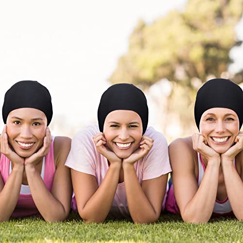 Unittype 2 Pieces Women Hijab Undercap Under Scarf Hat Hijab Cap Islamic Muslim Bonnet Cap Inner Beanies Hat Underscarf Turban Caps with Ties Back