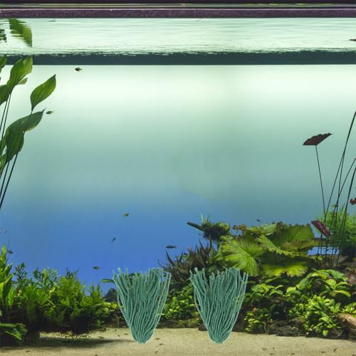 UKCOCO 12pcs Fish Spawning Mops : Aquarium Breeding Mop Floating Fish Tank Accessories - Shrimp Hideout Habitat for Egg Laying