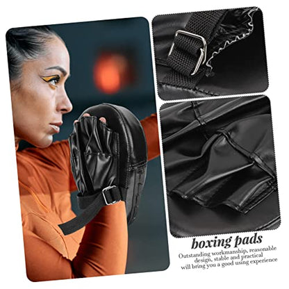 KICHOUSE 2pcs Boxing Pads and Mitts Training Strike Shield for Karate Thai MMA Kickboxing