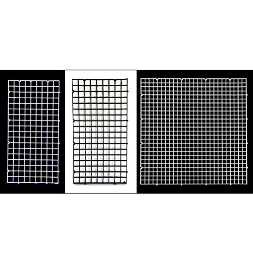 balacoo 1set Aquarium Panel Lattice Divider Suction Cups Black Easy to Install and Remove for Fish Separation and Breeding Versatile Aquarium Supplies