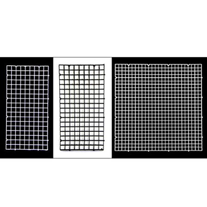 balacoo 1set Aquarium Panel Lattice Divider Suction Cups Black Easy to Install and Remove for Fish Separation and Breeding Versatile Aquarium Supplies