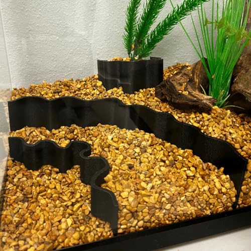 Chatelet REEFSHAPE Aquarium or Terrarium Substrate Cliffs Combo Pack | Separate Substrate Layers in Aquariums or Terrariums to Create Cliffs & Depth | Made in USA (Cliff Combo, Black) - color: Cliff Combo, Black