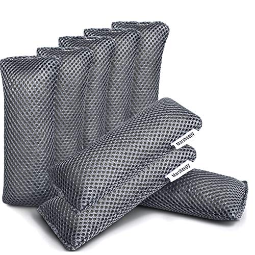 12 Pack Charcoal Shoe Deodorizer Bags inserts, Shoe Odor Eliminator,Drawer Deodorizers, Activated Charcoal Odor Absorber for Gym Bag, Car, Pet, Closet | 100% Natural Shoes Smell Remover，eliminates odor naturally,can be reused up to two years - color: Grey