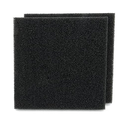 Aquarium Sponge Filter Media Pad 9 x 9 x 1 inch, Cut to Fit Biochemical Filter Bio Foam Pad, 2 Pcs