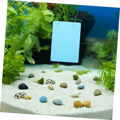 Toyvian 3pcs Aquarium Breeder Box Fish Tank Breeding Hatching Plate Decorative Stones for Egg Laying and Incubation