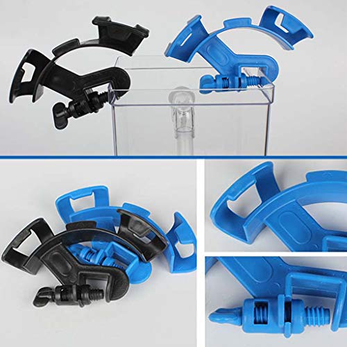 Water Pipe Clamps Clip FishTanks Adjustable Mounting Clip Holder for Aquarium Tube Hose Random