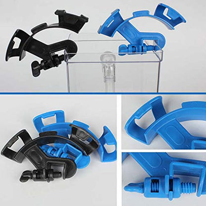 Water Pipe Clamps Clip FishTanks Adjustable Mounting Clip Holder for Aquarium Tube Hose Random