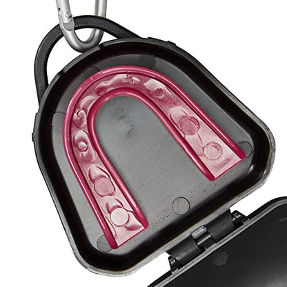 EvoShield Mouthguards - Strapless and with Strap - color: Pink, size: Youth, style: Strapless