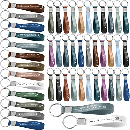 Unittype 200Pcs Christian Gift Bulk Bible Verse Scripture Keychain