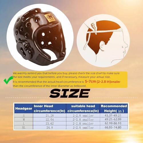 Taekwondo Headgear Karate Headgear with Removable mask for Sparring Partner Muay Thai Taekwondo Karate MMA Training Youth Adults - color: black, size: Small