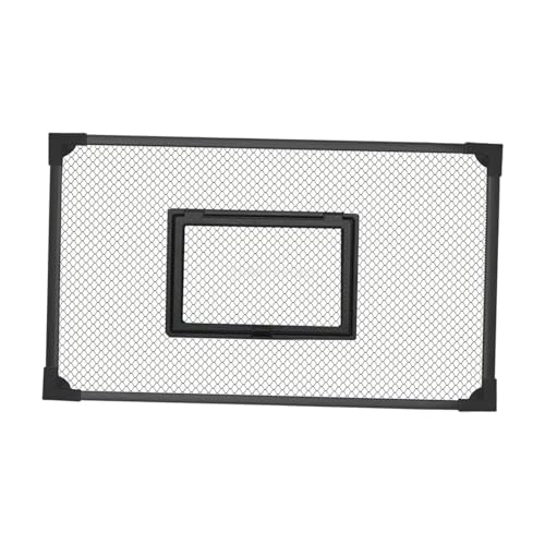 Aquarium Anti Jumping Net DIY Tank Cover Tear Resistant Easy Install Top Screen Fish Barrier - size: 90x60cm