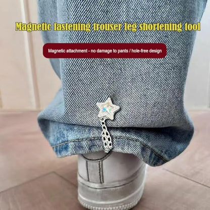 Magnet Clothing Pins, Strong Alloy Fastening, Adjustable Chain Design, Multi-Function Magnetic Clothing Clips,Pinless Brooch Chain Magnetic Buttons,for Hijab, Loose T-Shirt Hems, Sleeves, Pants Hems - color: style3, size: One size