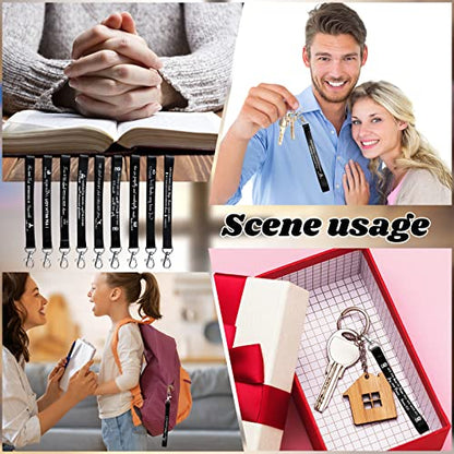 45 PCS Christian Keychains Bulk - color: Cool