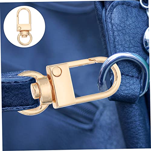 LALAFINA 15pcs Set Lobster Claw Clasps Carabiner Swivel Key Ring Clasp for Home Keys