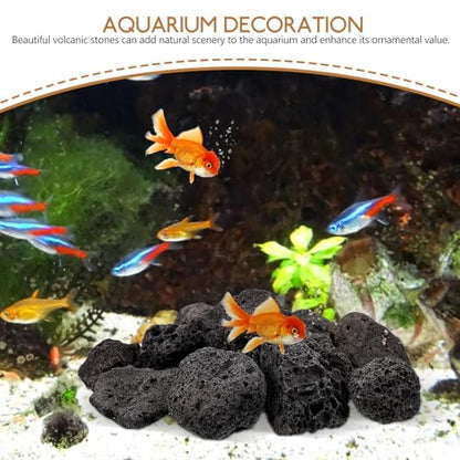 FOMIYES 1 Pack of Natural for Aquariums and Potted Plants, Small Volcanic Stones for Decorative Use, Ideal for Landscaping and Drainage