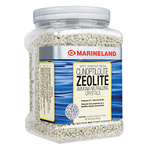 Marineland White Diamond 50 Ounces, Removes Toxic Ammonia, Aquarium Filter Media - size: 50-Ounce