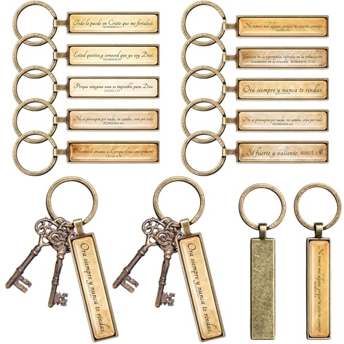 Fumete Spanish Scripture Christian Keychains