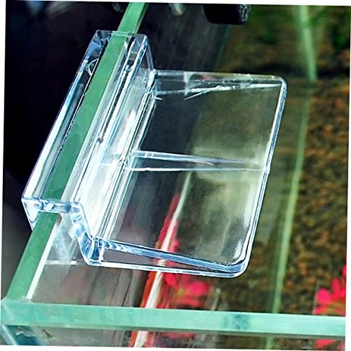DOITOOL 10pcs Acrylic Aquarium Support Brackets for Glass Fish Tank Covers Practical Fish Tank Cover Holders Clear Rimless Aquarium Clips for Secure Lid Support