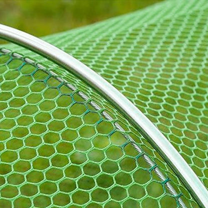 Large Foldable Fishing Fine Mesh Keep Net Collapsible Landing Keep Net for Still Fishing Anglers