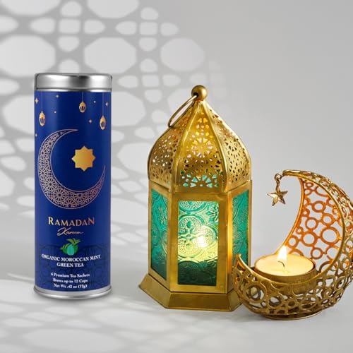 Ramadan Gift Basket by La Tea Dah, Gourmet Tea Gift Set, Beautifully Packaged Fine Tea Assortment, Islamic Eid, Ramadan Gifts