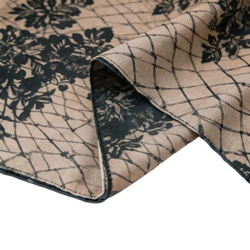 Hijab Scarf for Women Fashion Printed Modal Hijab Head Wrap Scarves Lightweight Long Scarf Shawls - color: Flower Lace Print