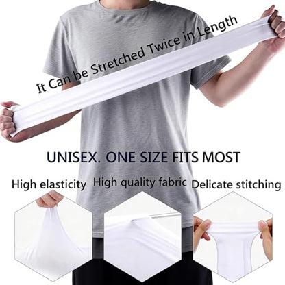 UV Sun Protection Cooling Compression Arm Sleeves for men women - color: Black
