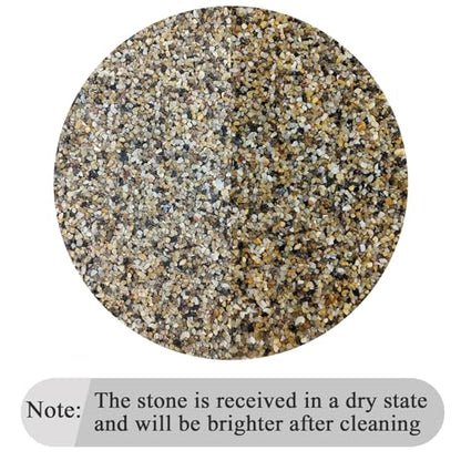 FANTIAN 2 lbs Aquarium Sand. 1/16 Inch Fish Tank Coarse Sand | Natural River Rocks, Decorative Pea Gravel for Turtle Substrate, Terrariums, Vase, Plant, Drainage, Outdoor Garden - size: 1/16 Inch