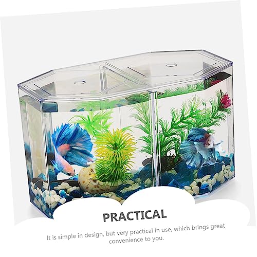 VICASKY Multi-Function Isolation Box for Fish Breeding and Incubation Tank for Sick Aggressive Fish Aquarium Divider for Easy Installation and Cleaning