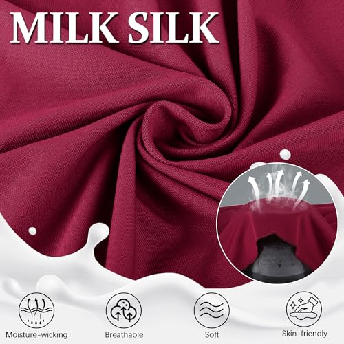 Ababalaya Women's Elegant Modest Muslim Islamic Ramadan Soft Lightweight Jersey Hijab Long Scarf - color: Burgundy, size: X-Large