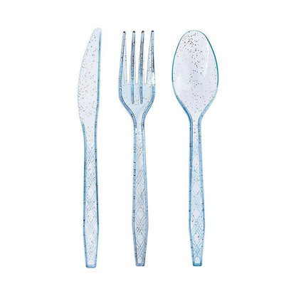 Generic Eid Mubarak Ramadan Mubarak Plates, Cups, Napkins party pack, Disposable Paper Tableware, Islamic Party Dinnerware, Eid Decoration, Blue and Gold