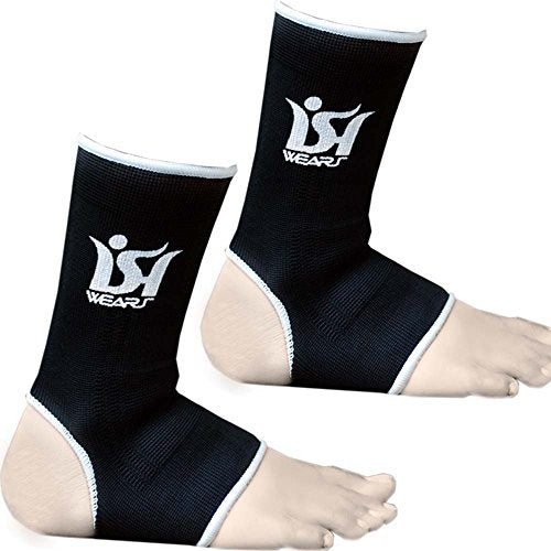 Ankle Foot Support MMA Boxing Brace Guard Pads Kick Muay Thai Gym Anklet Pair (Junior)