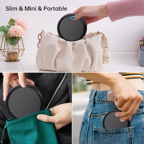 Slim Retainer Case Compatible With Invisalign, Cute Aligner Case With Silicone Pad, Mouth Guard With Removal Tool, Chewy and Brush - Black - color: Black