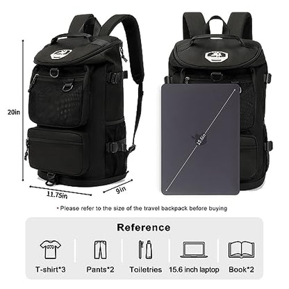 gym duffel bag backpack wrestling bag with shoe compartment 4 kinds of back method waterproof sports walking laptop - color: B-black