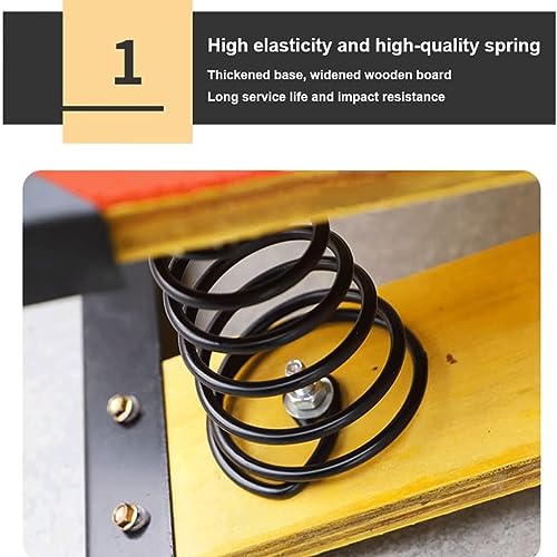 Spring Board Sport Equipment, Vault Gymnastics Springboard with Crash Protection Mats Ideal for School Or Home Use - size: 60*120cm