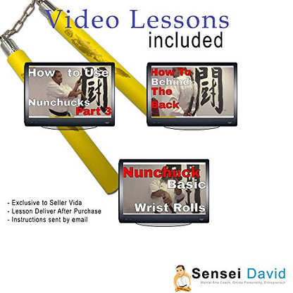 Foam Training Sticks for Martial Arts, Video Lessons,